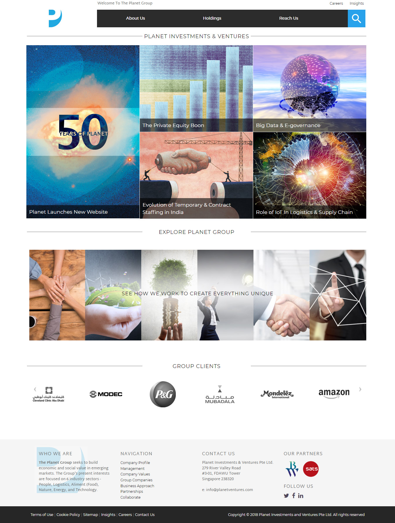 Planet Group Website