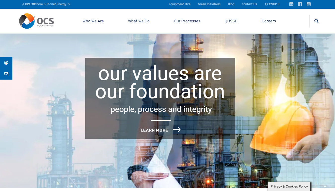 OCS Services Website